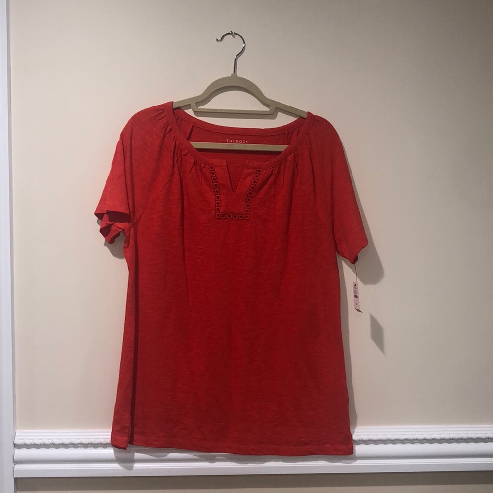 Women’s Talbots Orange Blouse